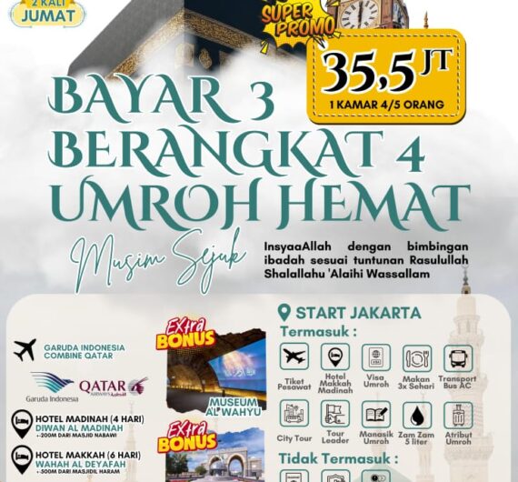 Paket 1 Umroh Hemat Musim Sejuk