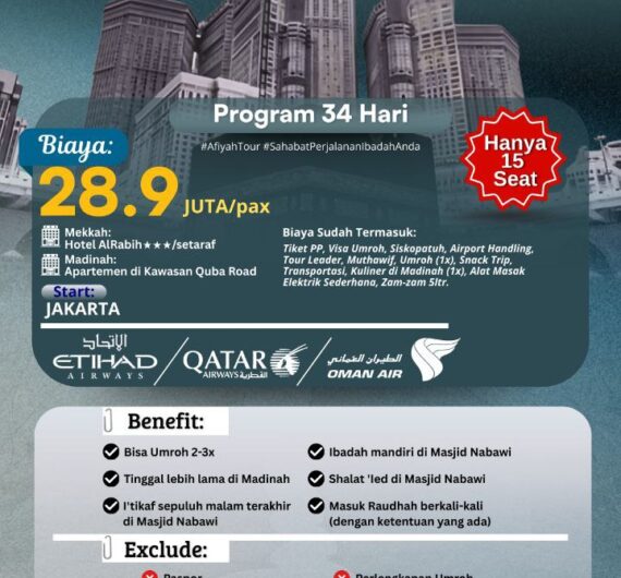 Paket Umrah Full Ramadhan